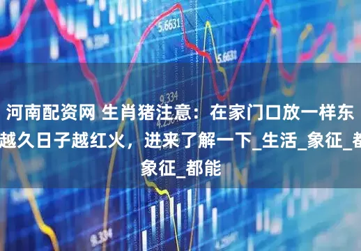 河南配资网 生肖猪注意：在家门口放一样东西,越久日子越红火，进来了解一下_生活_象征_都能