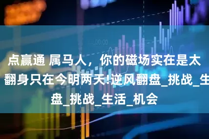 点赢通 属马人，你的磁场实在是太强大了，翻身只在今明两天!逆风翻盘_挑战_生活_机会