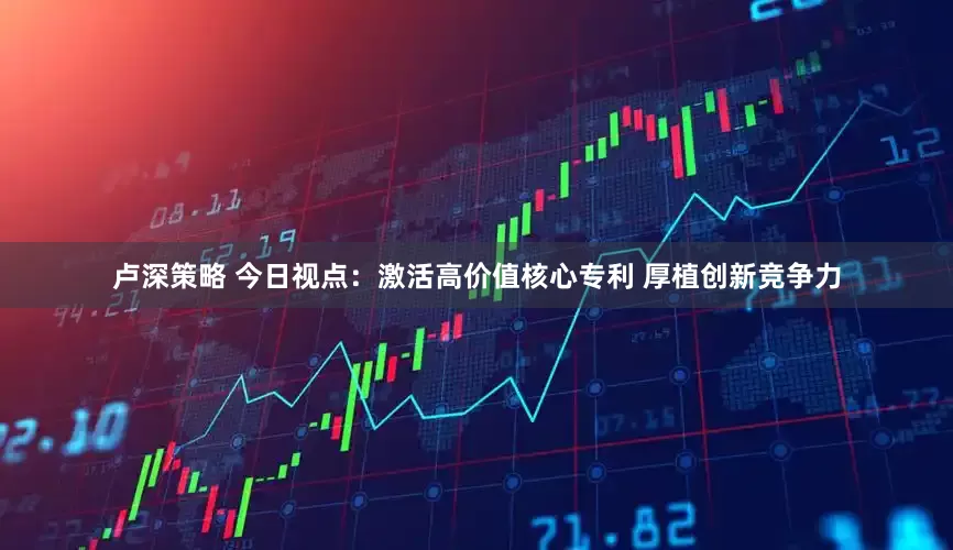 卢深策略 今日视点：激活高价值核心专利 厚植创新竞争力